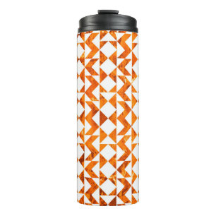 Illustration nahtloses Boho-geometrisches Muster i Thermosbecher