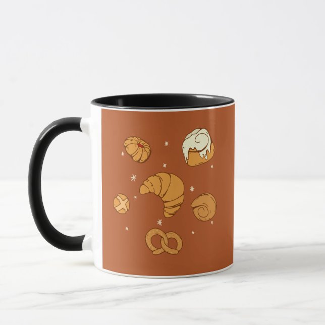 Illustration of bread  tasse (Links)