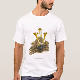 Illustration Samuraisturzhelms des des 16. T-Shirt