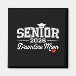 Illustration Senior 2026 Drumline Mama Stolz Magnet