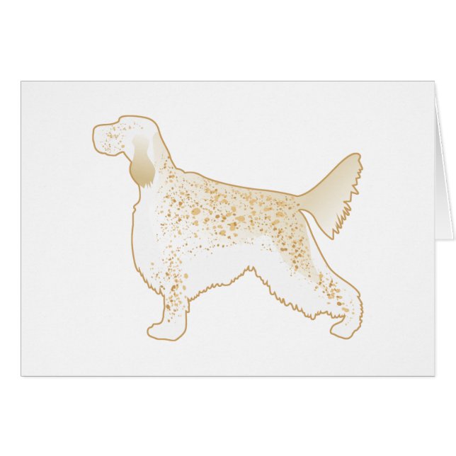 Illustration Silhouette der englischen Hunde (Vorderseite (Horizontal))