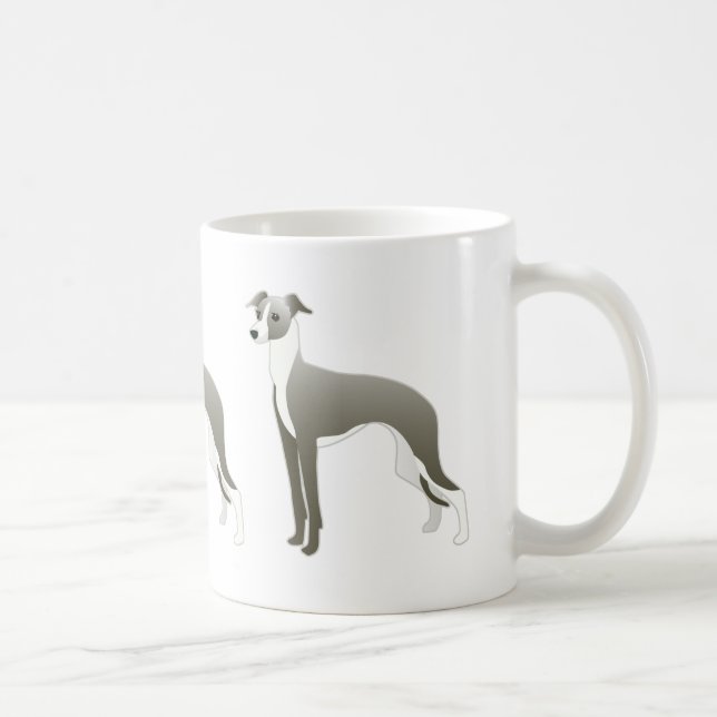 Illustration Silhouette Tasse (Rechts)