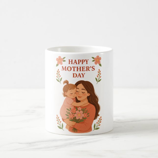 Illustration über die Tasse der Mutter und der Toc (Mittel)