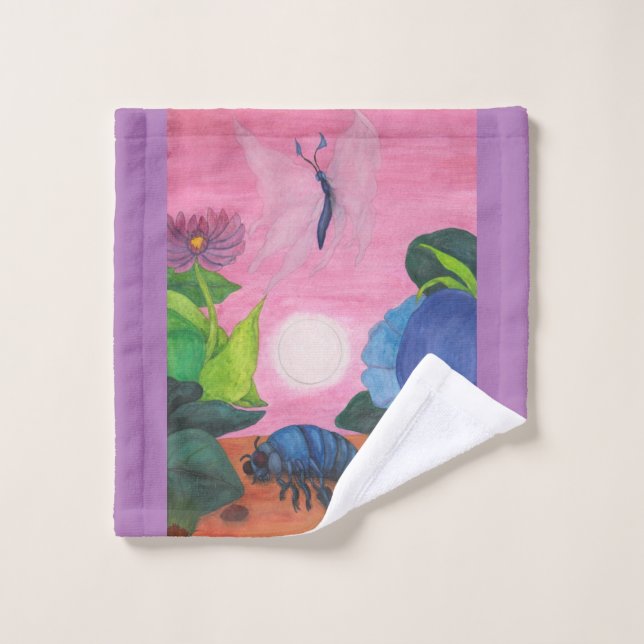 Illustration über die Transformation von Magischen Waschlappen (Waschlappen)