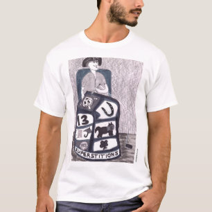 Illustration überschriftsmäßiger Symbole T-Shirt