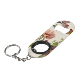 Illustration verschiedener Blumen  Mini Flaschenöffner