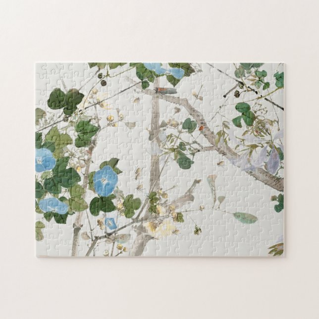 Illustration Vintager Blume Puzzle (Horizontal)
