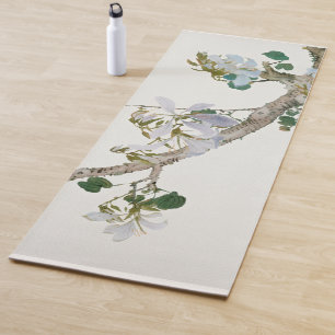 Illustration Vintager Blume Yogamatte