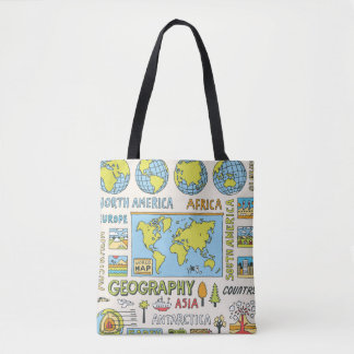 Illustration Vintager Geografie