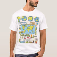 Illustration Vintager Geografie