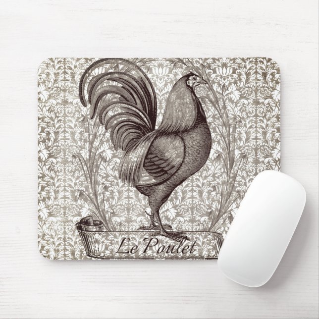 Illustration Vintager Hühner II Mousepad (Mit Mouse)