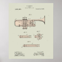 Illustration Vintager Trumpet