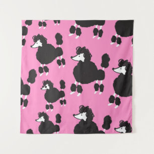 Illustration Vintages Paddelpatter Wandteppich