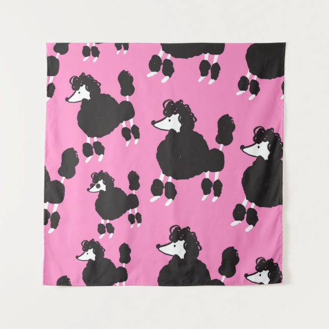 Illustration Vintages Paddelpatter Wandteppich (Vorderseite)