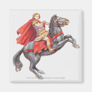 Illustration von Alexander der Große Magnet