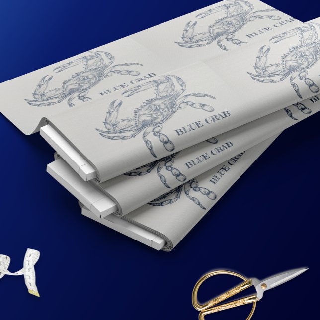 Illustration von Blauer Krebse Stoff (Von Creator hochgeladen)