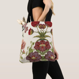 Illustration von blühenden Blumen im Vintage-Stil