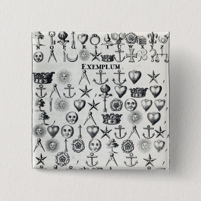 Illustration von Buch 9 Button (Vorderseite)