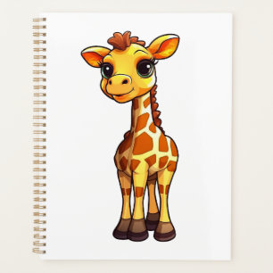 Illustration von Cartoon-Giraffen Planer