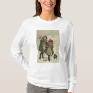 Illustration von der Weihnachtsbaum-Fee, Kneipe. T-Shirt