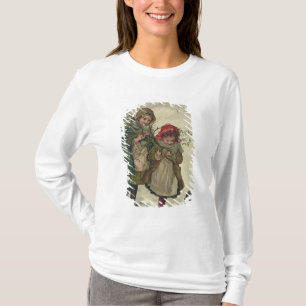 Illustration von der Weihnachtsbaum-Fee, Kneipe. T-Shirt