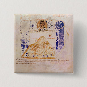 Illustration von einer Kopie des 6. Jahrhunderts Button