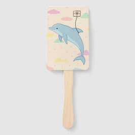 Illustration von Flying Delphin Deliverings Letter Fächer