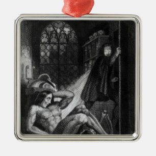 Illustration von 'Frankenstein Ornament Aus Metall