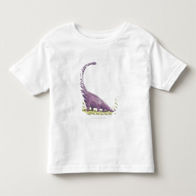 Illustration von Giraffatitan Dinosaurier Kleinkind T-shirt (Vorderseite)