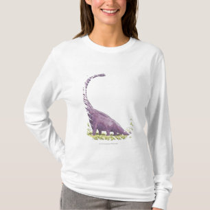 Illustration von Giraffatitan Dinosaurier T-Shirt