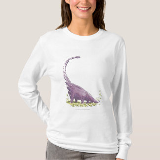 Illustration von Giraffatitan Dinosaurier T-Shirt