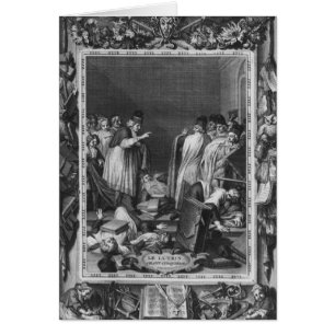 Illustration von "Le Lutrin" durch Nicolas