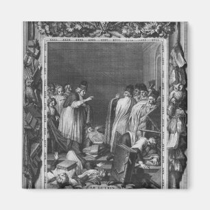 Illustration von "Le Lutrin" durch Nicolas Magnet