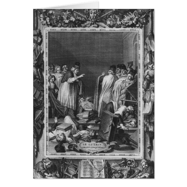 Illustration von "Le Lutrin" von Nicolas (Vorne)