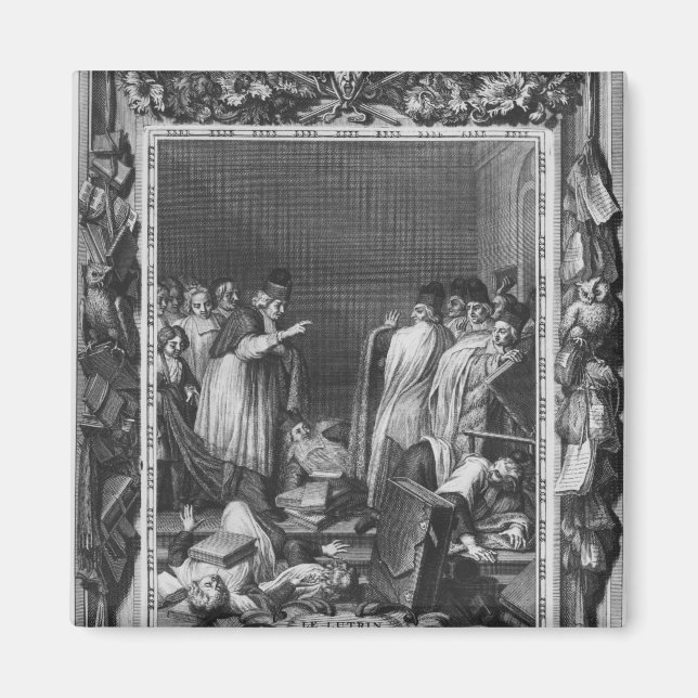 Illustration von "Le Lutrin" von Nicolas Magnet (Vorne)