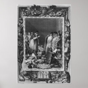 Illustration von "Le Lutrin" von Nicolas Poster