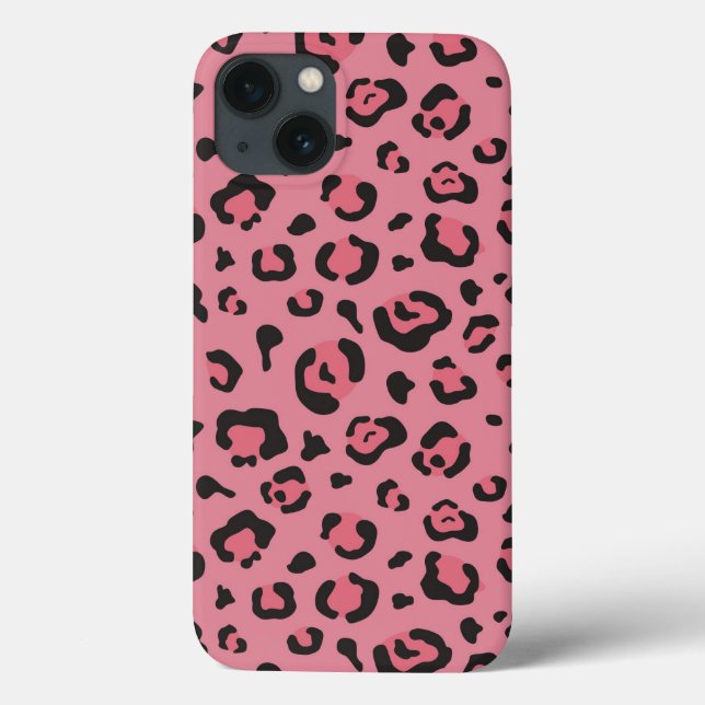 Illustration von Leopard Pink Animal Case-Mate iPhone Hülle (Rückseite)
