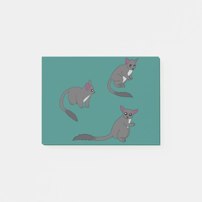Illustration von niedlichen Buschbabys Post-it Klebezettel (Vorderseite)