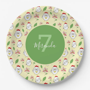 Illustration von niedlichen Cartoon Pappteller