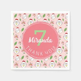 Illustration von niedlichen Cartoon Serviette