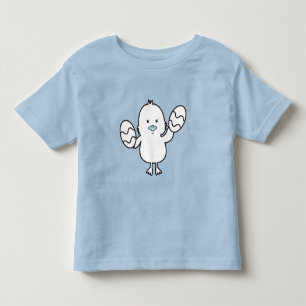 Illustration von Pastel Blue Niedlich Easter Chick Kleinkind T-shirt