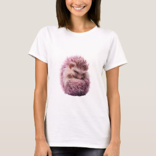 Illustration von schlafendem Lavendel-Igel für Fra T-Shirt
