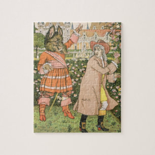 Illustration von Schönheit und vom Tier, 1901 Puzzle