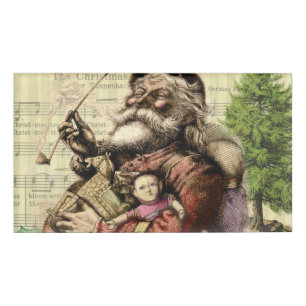 Illustration von Thomas Nast: Der klassische Weihn Namenschild