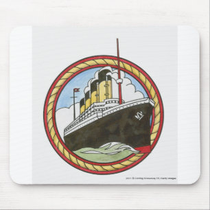 Illustration von titanischem mousepad