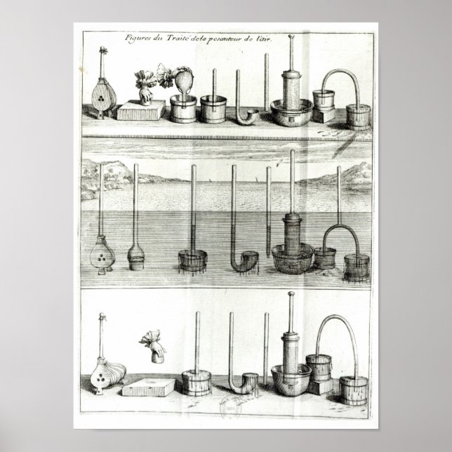 Illustration von 'Traite de la Pesanteur de Poster (Vorne)