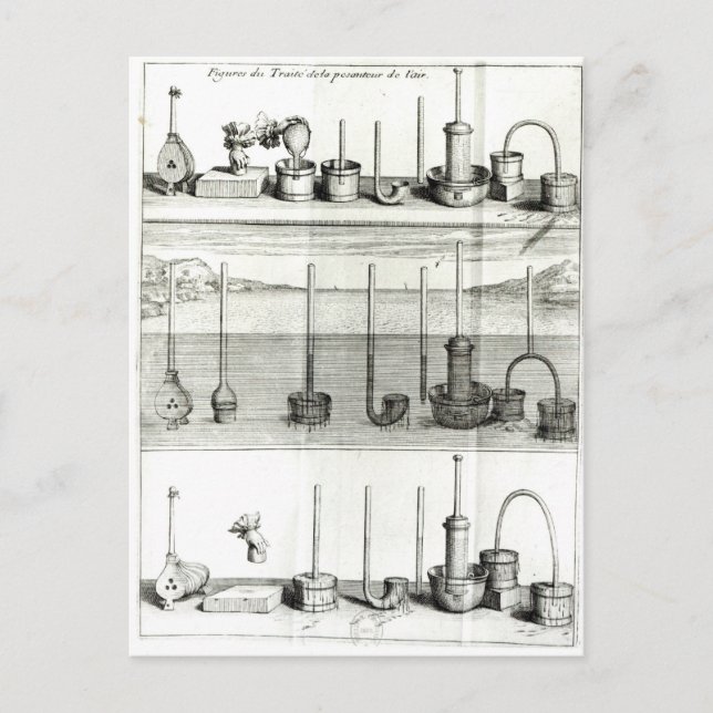 Illustration von 'Traite de la Pesanteur de Postkarte (Vorderseite)