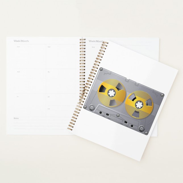 Illustration von Vintagen Kassettenband Planer (Von Creator hochgeladen)