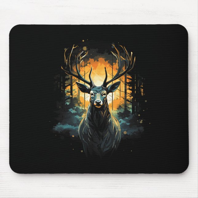 Illustration von Waldwild Mousepad (Vorne)