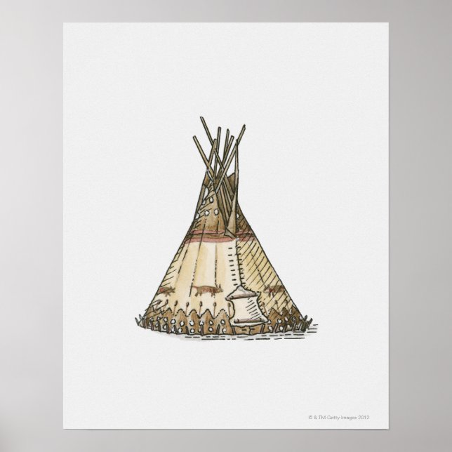 Illustration von Wogwam Poster (Vorne)